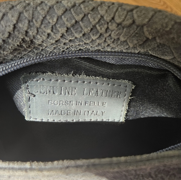 Borse In Pelle Artigianali handbag purse  Genuine Leather Made In Italy Chain ❤️ - Picture 4 of 9